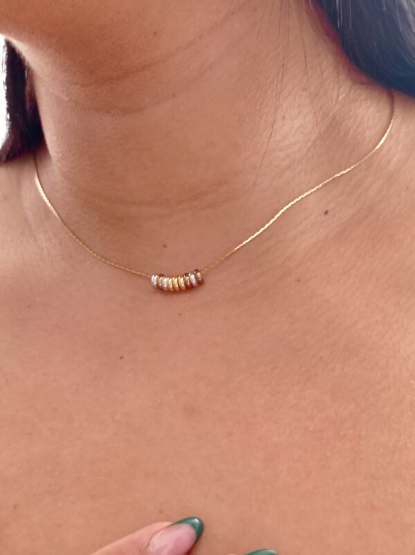 collar aros 3 oros 40cms