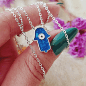 collar aros hamsa 40cm ext.2.5cm
