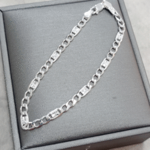 pulsera cubana escalera 18,5cm