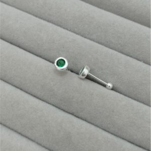 topo rosca bisel verde 5mm