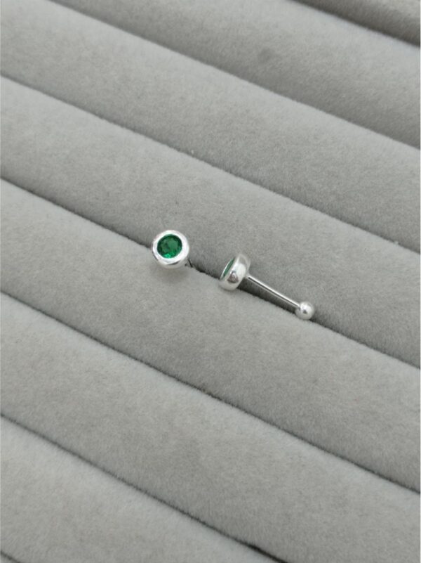 topo rosca bisel verde 5mm
