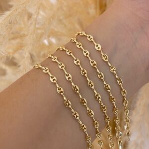 pulsera gucci 3mm -18cms