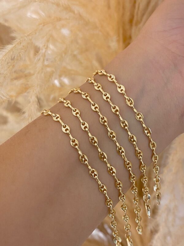 pulsera gucci 3mm -18cms