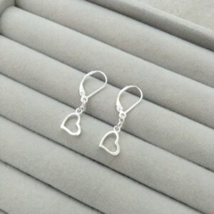 Aretes corazon silueta 3cm