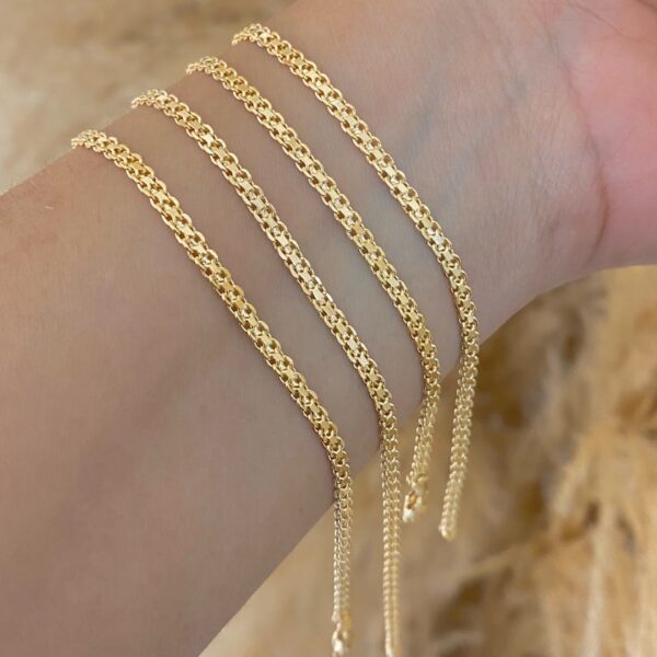 pulsera chino 2mm-20cms
