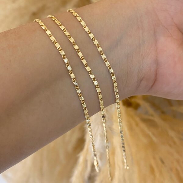 pulsera destellos 2mm -20cms
