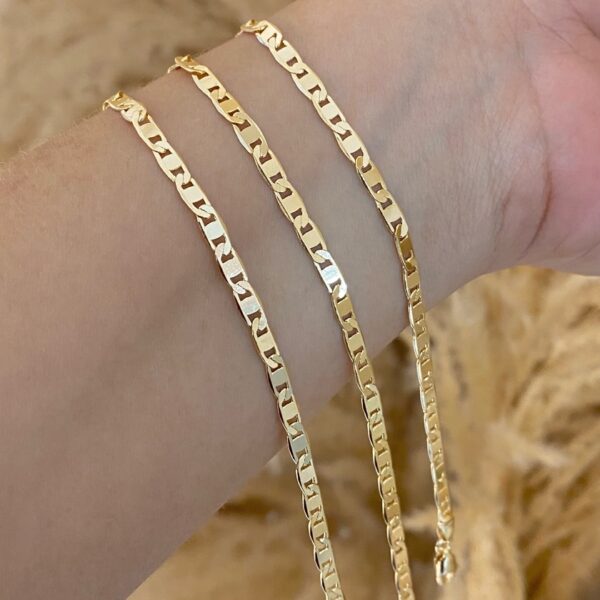 pulsera escalera espejo 4mm-20cms