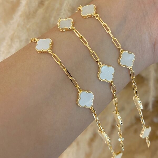 pulsera eslabón van cleef 21cms