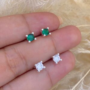 topo Rosca redondo cristal 4mm