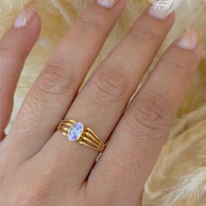 Anillo circón violeta talla 7