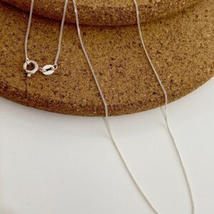 cadena cubana delgada 45cm