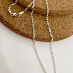 cadena tejido chino 40cm  2mm