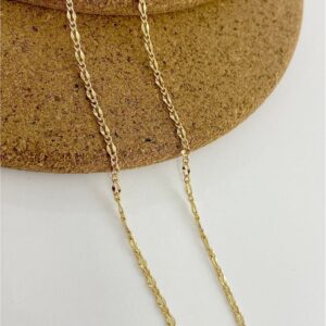 cadena tejido espejo 45cm