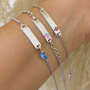 Esclava niños con BAÑO rodio