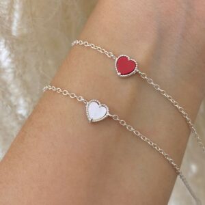 pulsera corazón 16,5cms+2cm ext
