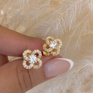 topo flor circón central 10mm