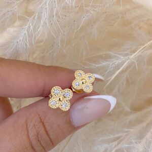 topo trebol cristal 9mm