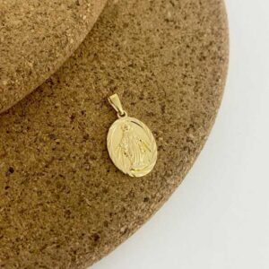 Dije medalla tallada Milagrosa 2.5cm