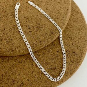 Tobillera cubana continua barbada 25cm